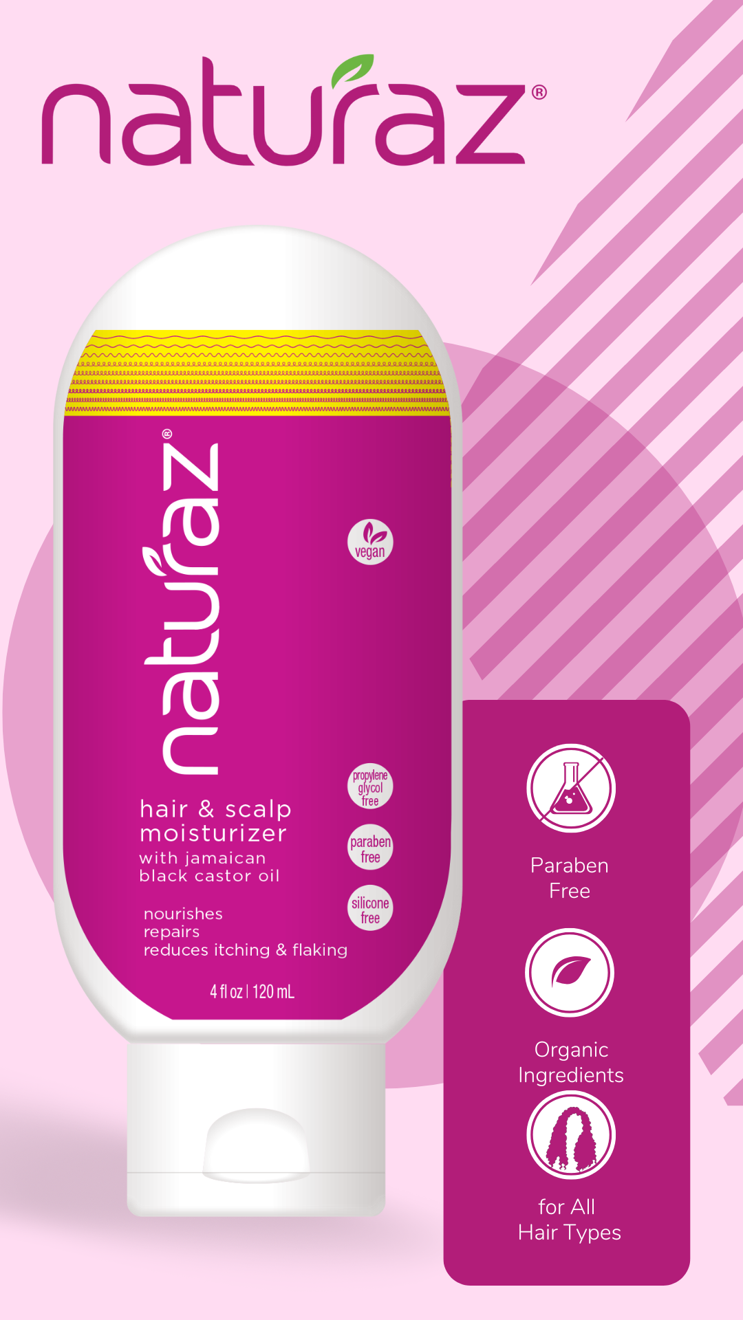 HAIR & SCALP MOISTURIZER For Curly & Coily Hair | 100% Vegan