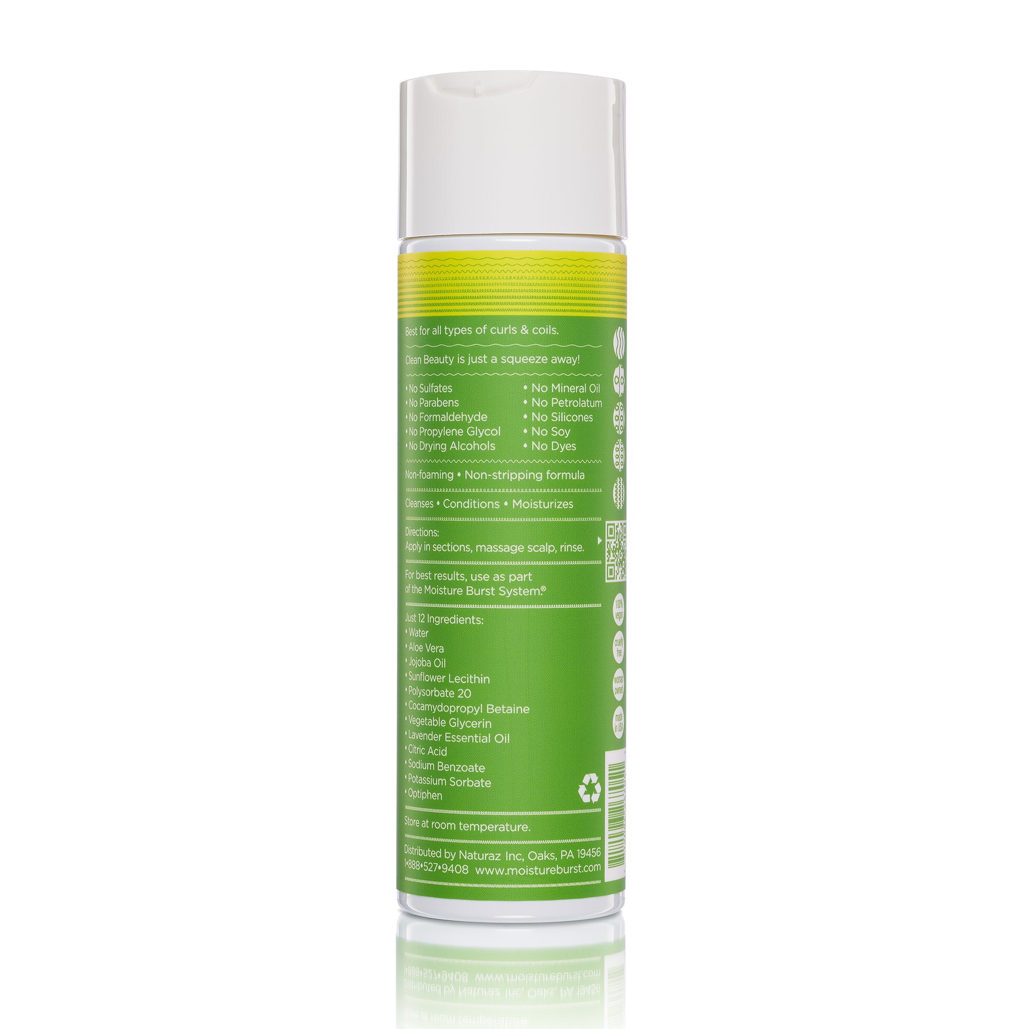 BACK LABEL OF THE 3-IN-1 CONDITIONING SHAMPOO