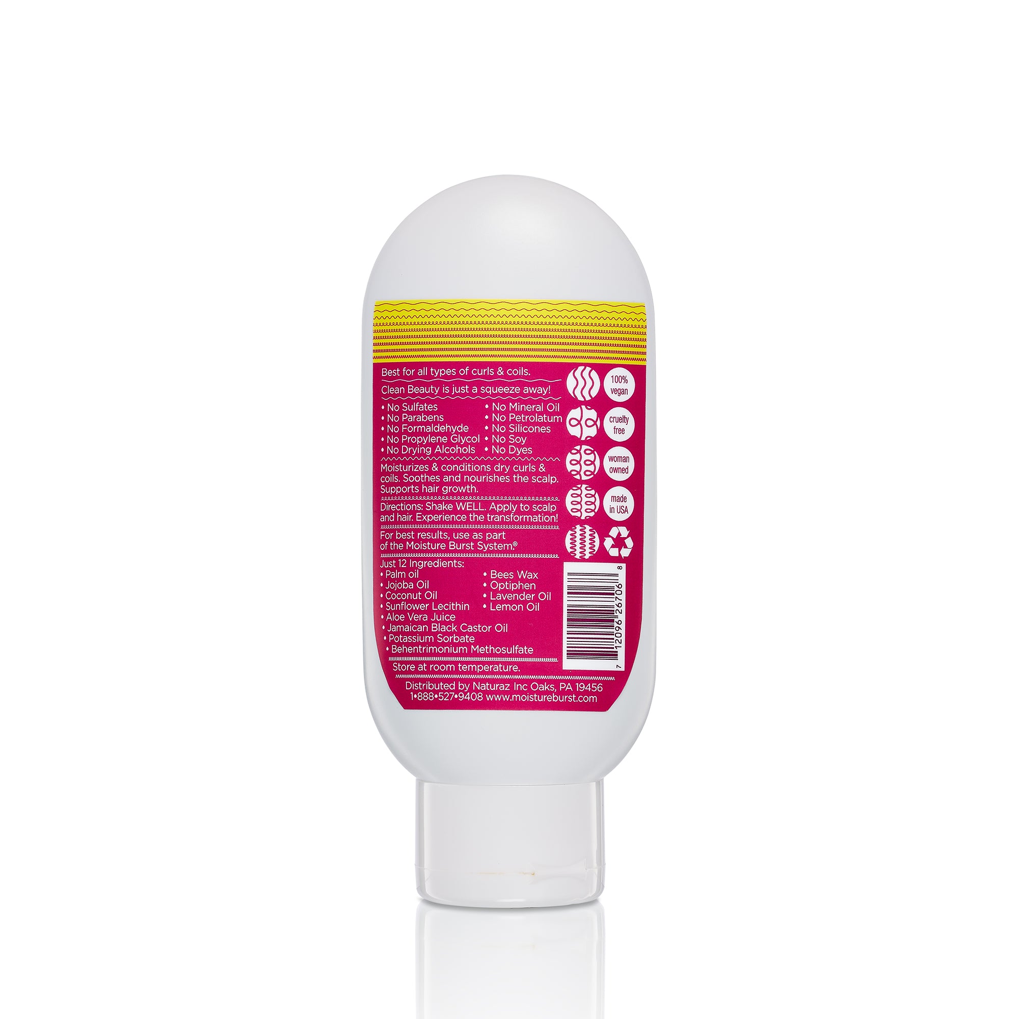 Back label of the hair & scalp moisturizer